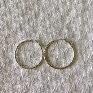 Kohl’s silver hoop earrings.